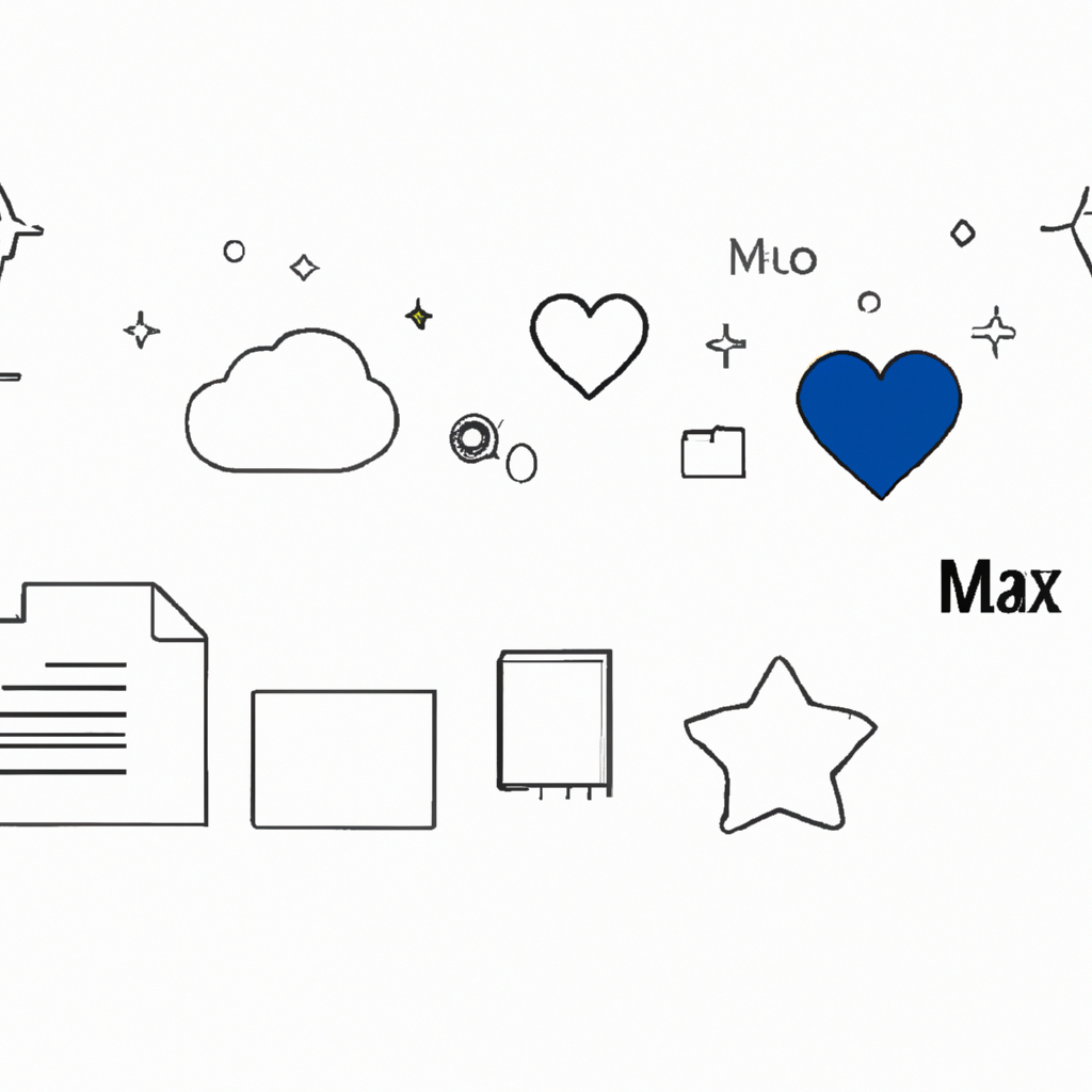 Empty favourites illustration with a star and folder